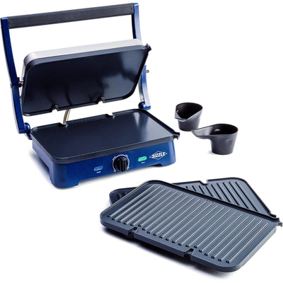 1 of 4:Blue Diamond Sizzle Deluxe Electric Griddle and Grill Pan Plates 