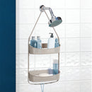 3 of 4:Carrito de ducha convertible de 2 vías Bath Bliss en color topo 
