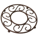 2 of 3:Home Basics Scroll Collection Salvamanteles de acero, bronce 