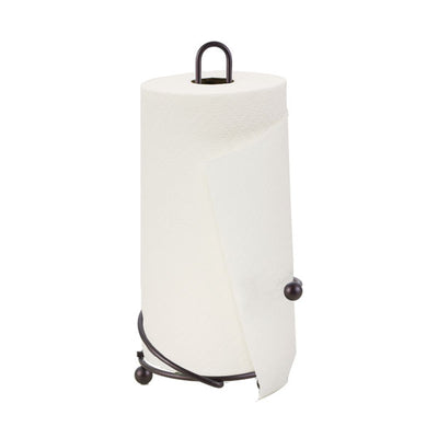 1 of 6:Home Basics Wire Collection - Toallero de papel, color bronce 