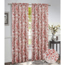 8 of 10:Brandy Jacquard Floral Rod Pocket Window Panel and Valance Treatment, All Sold Separately 