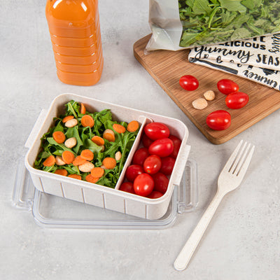 4 of 4:Simplify 2 Pack Eco-Friendly Natural Lunch Box Set 