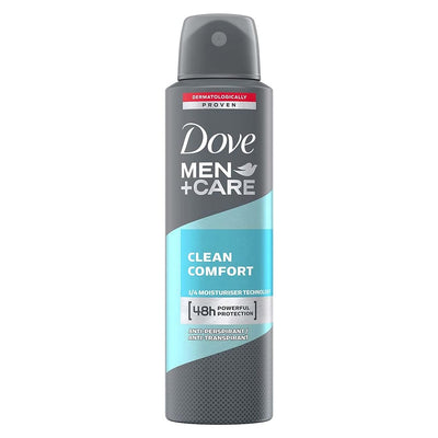 1 of 3:Dove Men Care Desodorante Antitranspirante en Spray, Comodidad Limpia, 150 ml 