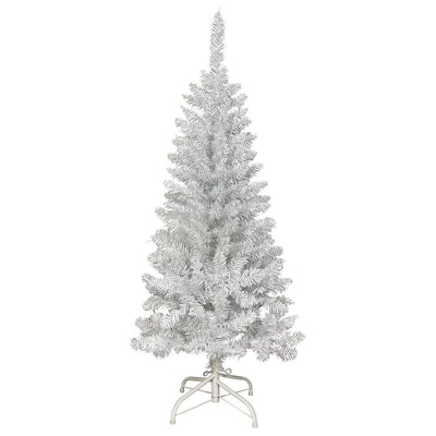 1 of 1:Alaskan Pine Artifiicial Christmas Tree with Stand, White, 4 Feet, 210 Tips 
