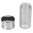 2 of 3:Bouteille à épices Home Basics de 75 ml avec couvercle rabattable et verseur facile 