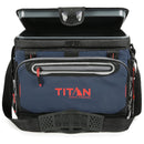 1 of 6:Titan 30 Can Deep Freezer Zipperless Soft Cooler with HardBody Liner, Navy Blue 