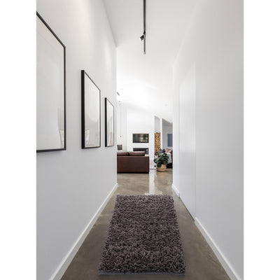 1 of 1:VCNY Skid Resistant Latex Backing Shag Rug, Grey, 30x46 Inches 