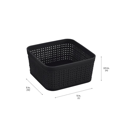 4 of 4:Simplify 6 Pack Organizing Set in Black 