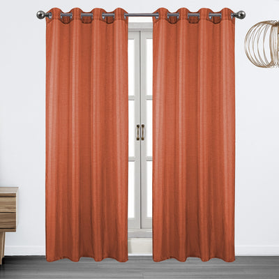 7 of 17:Brook Metallic Lurex Sheer Grommet Window Panel, 54x90 Inches 