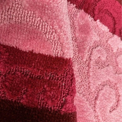 18 of 21:Vienna Scroll Two-Tone Non-Slip Soft Bath Rug, 18x30 Inches 