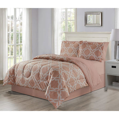 1 of 1:Takara 9 Piece Comforter Set, Multi 