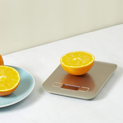 6 of 7:Balance de cuisine numérique Home Basics en acier inoxydable, 5,5 x 7 x 0,75 pouces 