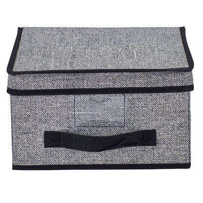 1 of 3:Caja de almacenamiento mediana Simplify en negro 