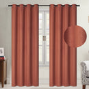 9 of 10:Payton Embossed Room Darkening Grommet Window Panel, 54x84 Inches 