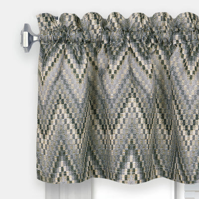3 of 4:Cantonnière de rideau Avery - 58 x 14 - Anthracite 