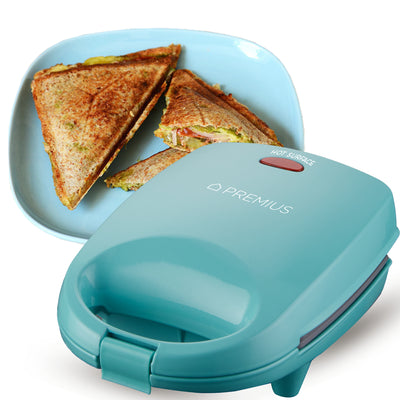 2 of 18:PREMIUS Ceramic Non-Stick Mini Snack Sandwich Maker, 5x4.4 Inch Mold 