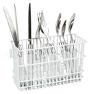 1 of 1:Home Basics Hanging Vinyl Coated Steel Utensil Holder, White 