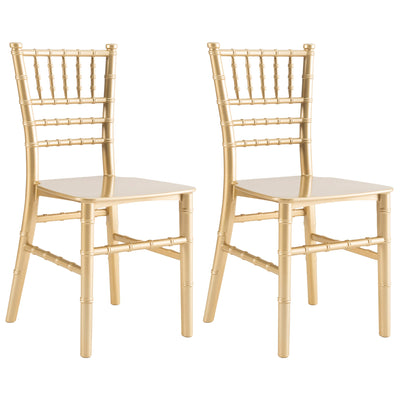 1 of 16:Lot de 2 chaises Tiffany Chiavari pour enfants JOON, 63 x 33 x 36 cm 