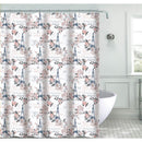 1 of 1:Polina Paris Eiffel Tower Printed Canvas Shower Curtain, Blush, 70x72 Inches 