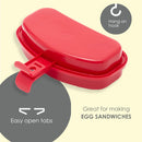 4 of 5:Home Basics Quick Microwave Egg Cooker, 2 Inserts, Colors May Vary 