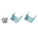 2 of 3:The Classic Touch Barra de cortina doble resistente, 28-48 pulgadas, color blanco 