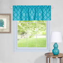1 of 2:Colby Window Curtain Valance - 58x14 - Turquoise 