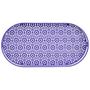 2 of 4:Plateau de toilette décoratif ovale en plastique Home Basics avec pieds arrondis, violet 