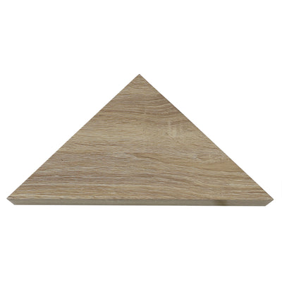 3 of 4:Étagère flottante d'angle en bois Home Basics, chêne 