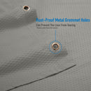 4 of 4:Bath Bliss Microfiber Soft Touch Shower Diamond Design Curtain Liner in Heather Grey 