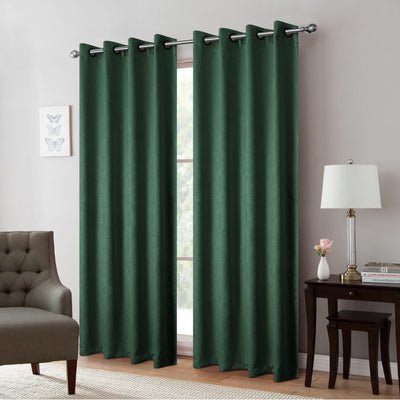 13 of 19:Isla Thermal Room Darkening Grommet Window Panel, 54x84 Inches 