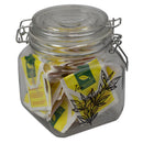 5 of 10:Pot Home Basics Ludlow de 65 cl avec fermoir en métal, transparent 