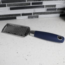4 of 4:Home Basics Meridian Stainless Steel Mini  Handheld Cheese Grater, Indigo 