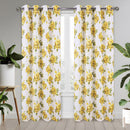 1 of 7:Tamara Floral Room Darkening Grommet Window Panel, 54x84 Inches 