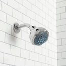 3 of 3:Pommeau de douche fixe Home Basics 5 fonctions en acier chromé, argent 