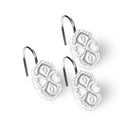 7 of 9:Popular Bath Monaco Complete Bath Ensemble Decor Set, White, All Sold Separately 