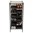 1 of 3:Organizador de zapatos Simplify de 12 secciones en negro 