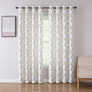 1 of 11:Arlo Printed Room Darkening Grommet Window Curtain Panel, 52x84 Inches 