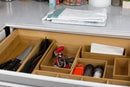 3 of 4:Home Basics 3 x 6 Bamboo Organizer, Natural 