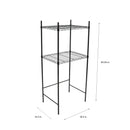 3 of 4:Neu Home Mini Fridge and Microwave Stand in Black 