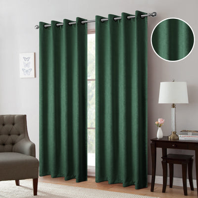 12 of 19:Isla Thermal Room Darkening Grommet Window Panel, 54x84 Inches 