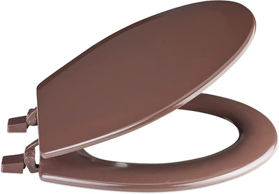 6 of 20:Asiento de inodoro de madera estándar Fantasia, 17 pulgadas 