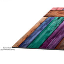 7 of 8:Achim Colorful Plank Heavy Duty Outdoor Mat, Multicolor, 18x30 Inches 