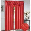 1 of 20:Norah Jacquard Rod Pocket Window Panel and Valance Treatments, All Sold Separately 