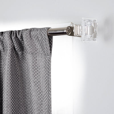 14 of 18:Innovative Decorative Room Darkening Wrap Around Curtain Rod and Finial, Brighton 