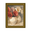 1 of 1:Vase PREMIUS avec roses, décoration murale, rouge et blanc, 61 x 76 cm 