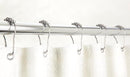 1 of 3:Bath Bliss 12 Pack Shower Curtain Rings in Chrome 