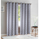 8 of 9:Panneau de fenêtre à œillets en jacquard floral Jolene, 54 x 84 pouces 