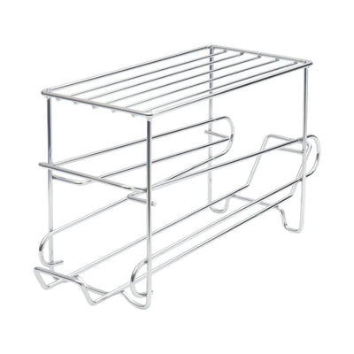 1 of 4:Neu Home 12 Can Organizer Rack in Chrome Dimensions: 6.50