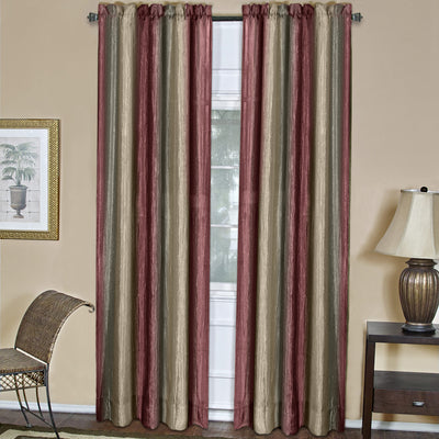 19 of 29:Ombre Crushed Satin Rod Pocket Window Panel and Valance Treatments, All Sold Separately 
