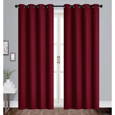 9 of 9:Jones Embossed Geo Room Darkening Grommet Window Panel, 54x84 Inches 